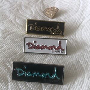 Diamond Supply Co. Logo Enamel Pin Collection